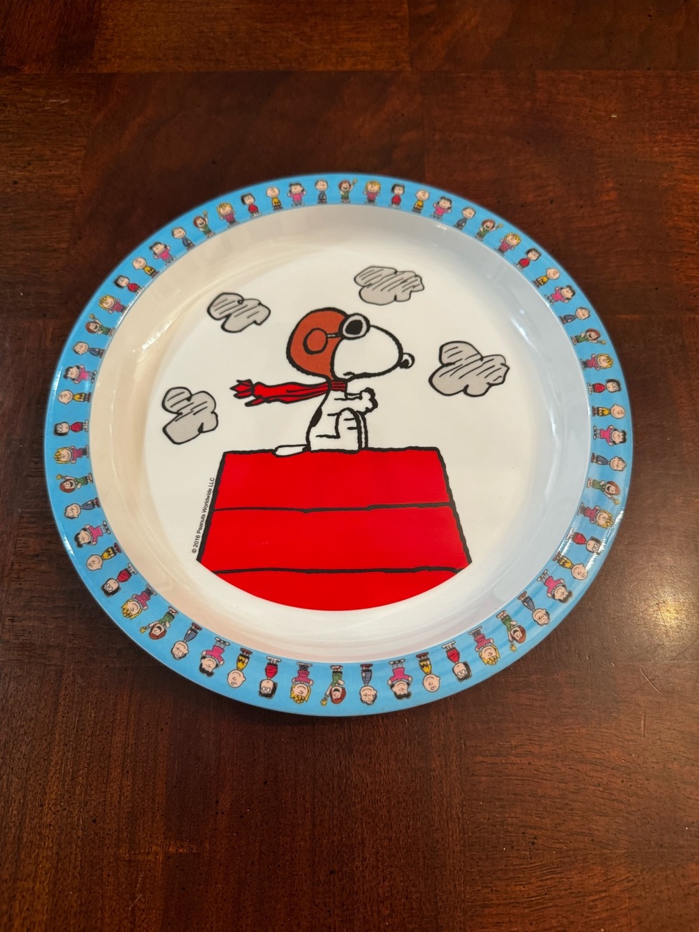 Peanuts Charlie Brown Snoopy Dinnerware Melamine Dinner Plate New